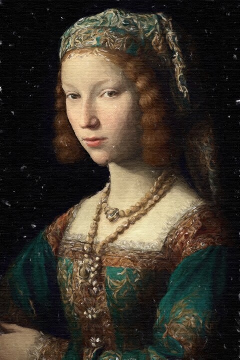 Digital Arts titled "Marguerite De Navar…" by Gerry Martinez, Original Artwork, Digital Painting