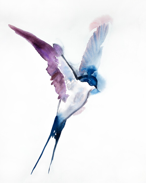 Swallow No. 46 绘画, 20x16 in