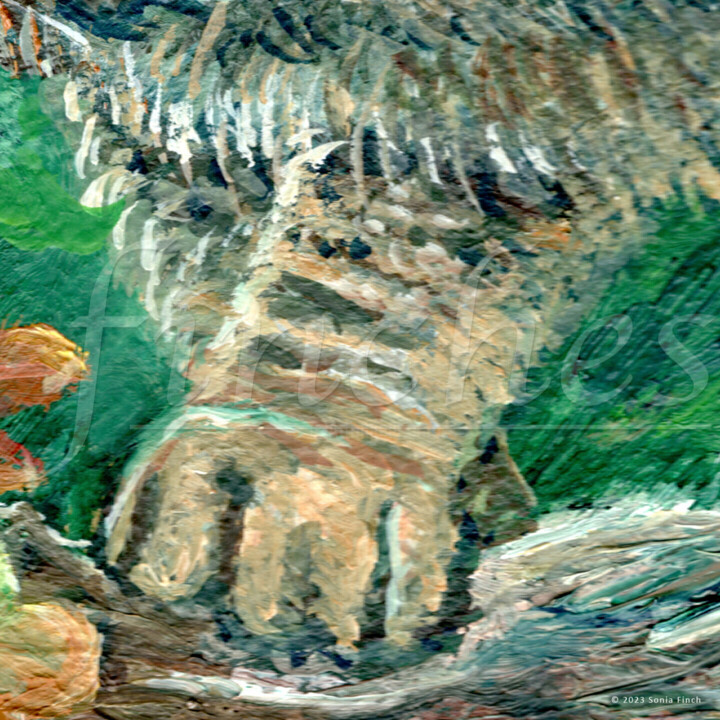 Superfície ou textura da obra de arte