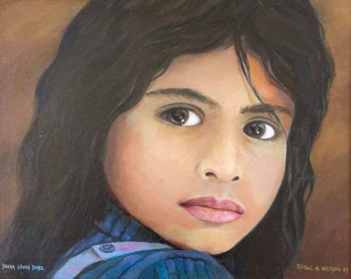 Deera loves Babe 绘画, 16x20 in