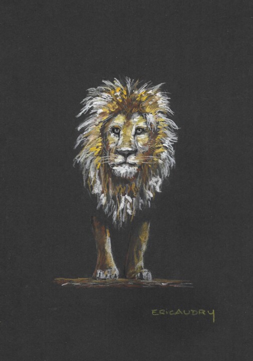 Le lion 图画, 11.7x8.3 in
