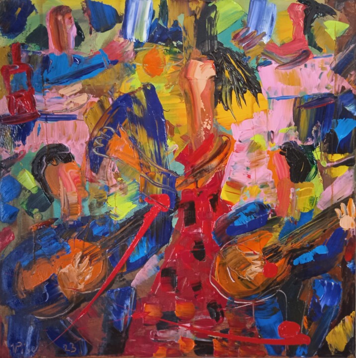 Selfie no fado I 绘画, 19.7x19.7 in