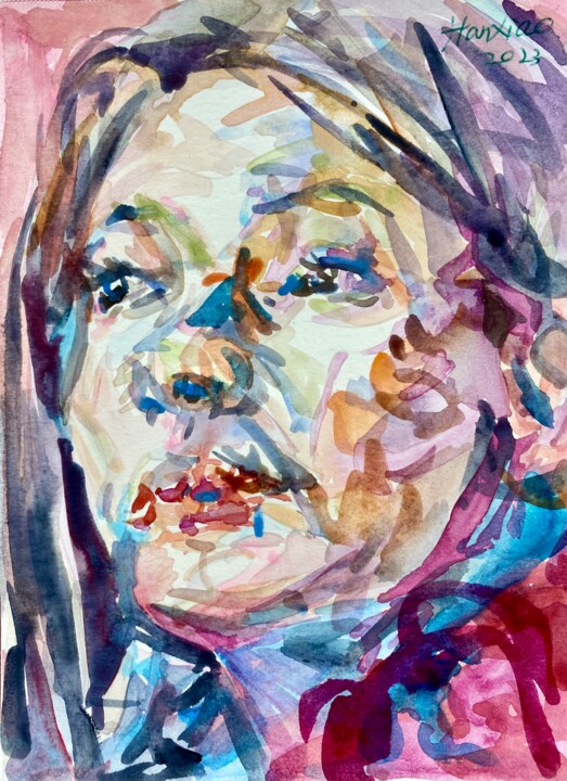 绘画,  8.3x5.7 in 