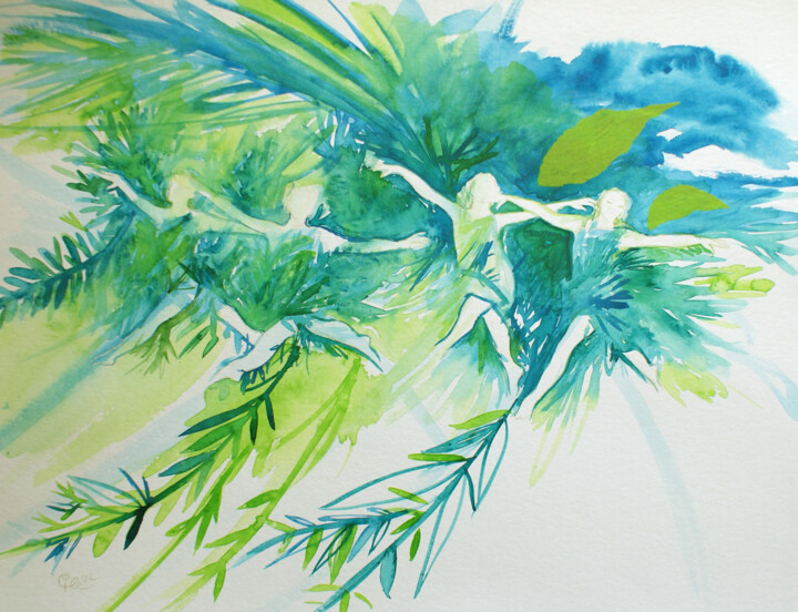 Osmose 绘画, 19.7x25.6 in
