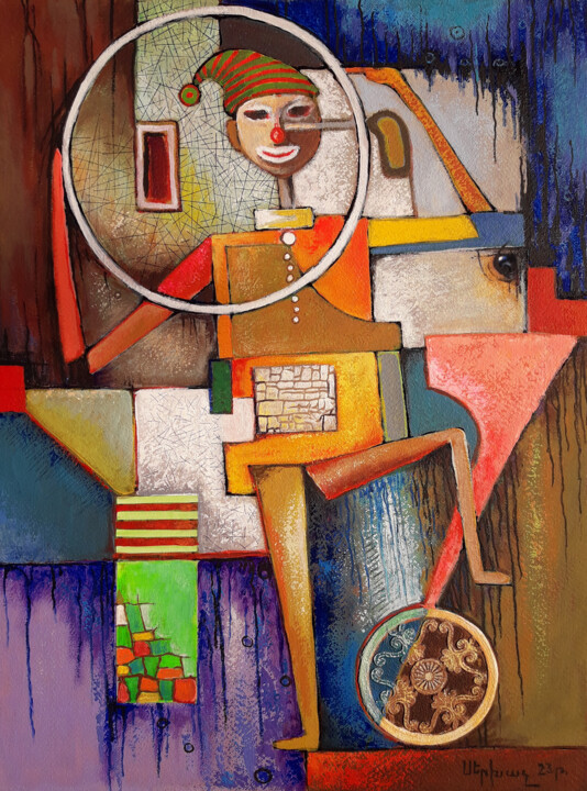 The clown of kings 绘画, 31.5x23.6 in