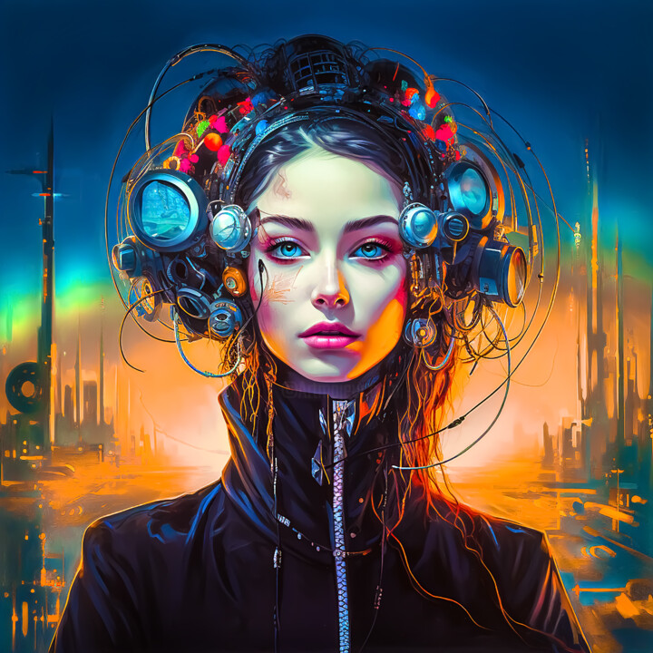 Spacetowngirl 数字艺术