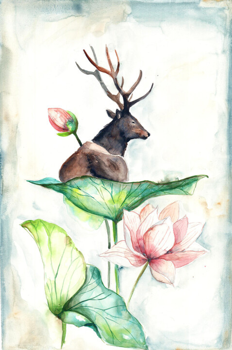 Rinascita 绘画, 22.1x15 in