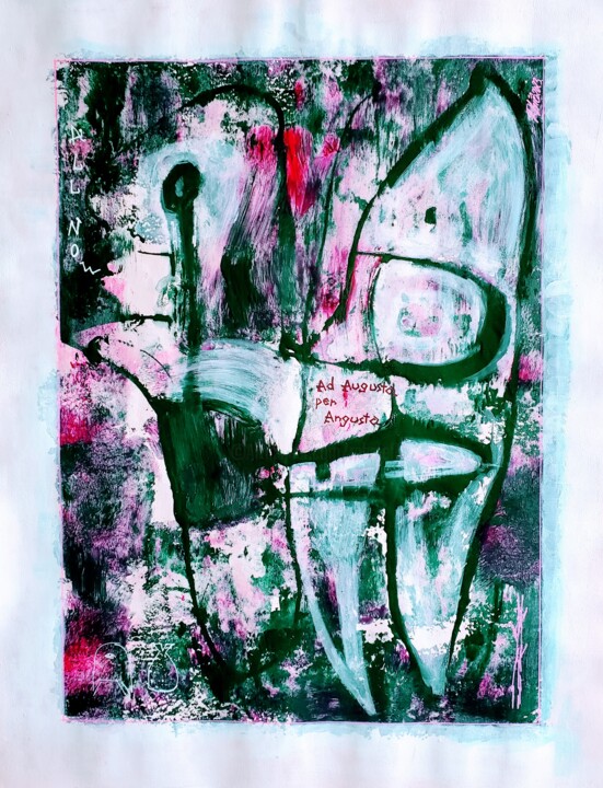 Ad Augusta Right Now 绘画, 25.6x21.7 in
