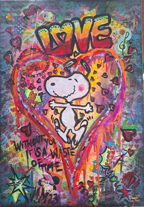 "Love is in the Air 2" 绘画, 39.4x27.6 in