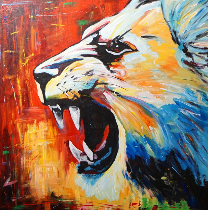 Ares 80x80 绘画, 31.5x31.5 in