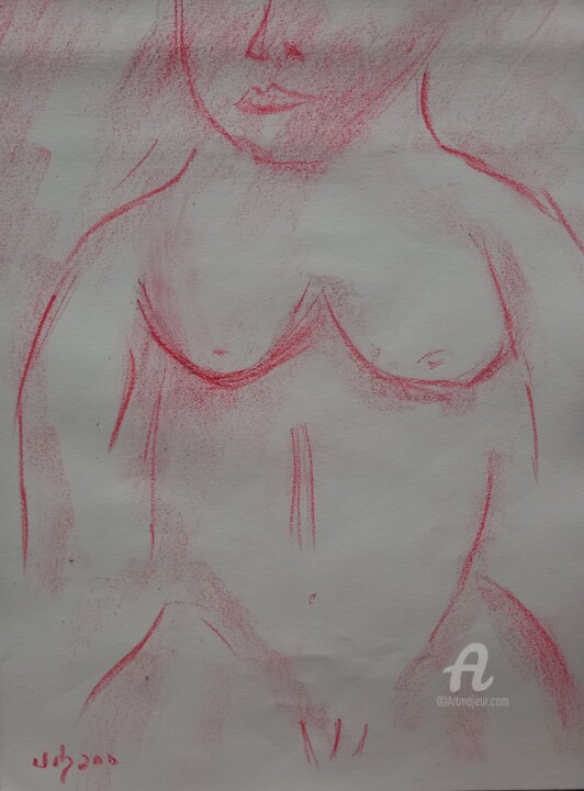 Rouge interdit 图画, 16.1x11.8 in