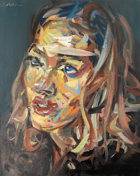 Dark colour 绘画, 19.7x15.8 in