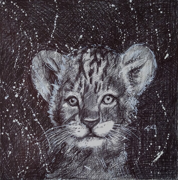 Le petit roi 图画, 11.8x11.4 in