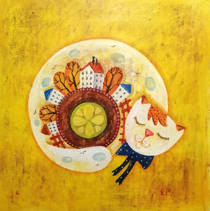 绘画,  15.8x15.8 in 