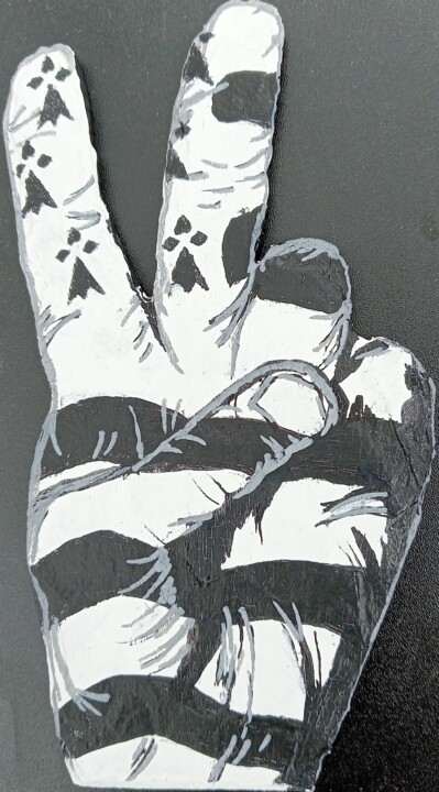 绘画,  6.3x3.2 in 