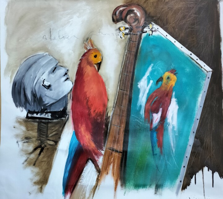 Atelier 绘画, 33.5x37.4 in