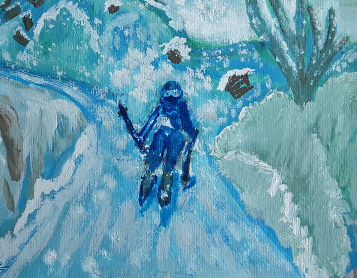 绘画,  8.3x11 in 
