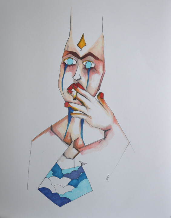 breath of smoke 图画, 25.6x19.7 in