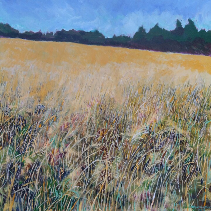 Champ en jachère 绘画, 31.5x31.5 in