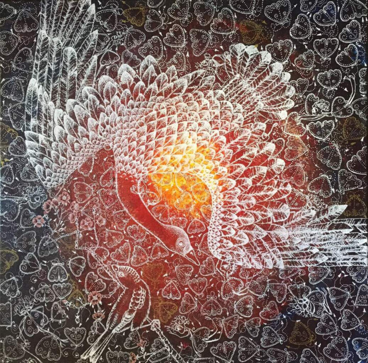 绘画,  23.6x23.6 in 