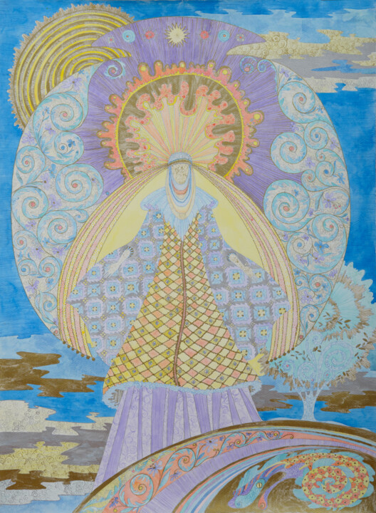 Xenia 绘画, 29.9x22.1 in