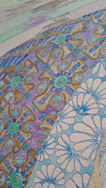 Steps of the making of the work