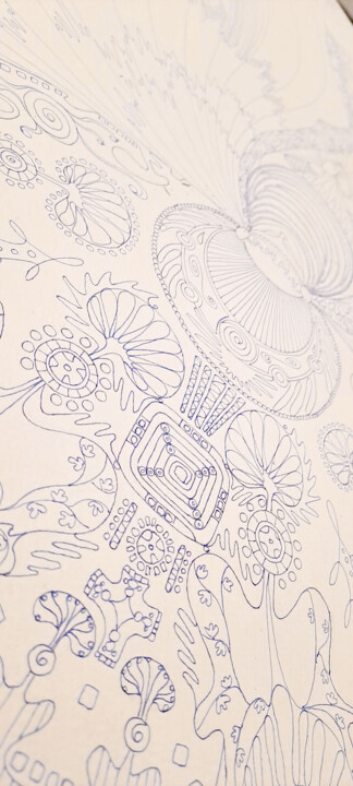 Steps of the making of the work