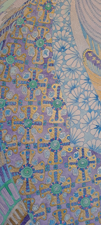 Steps of the making of the work