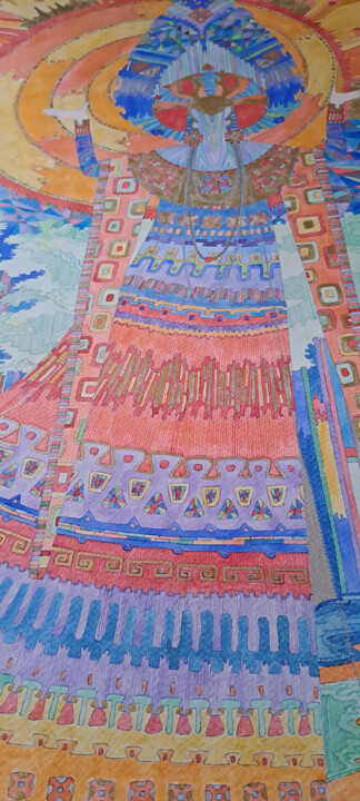 Steps of the making of the work