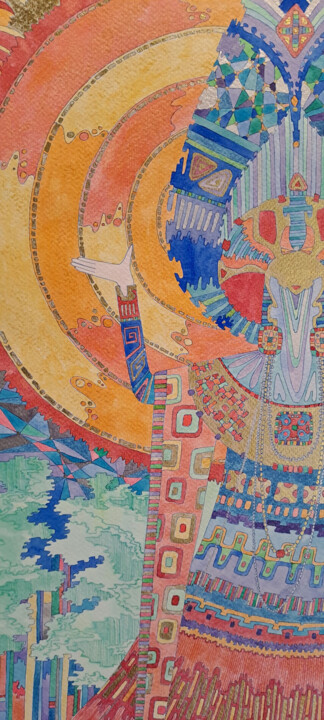 Steps of the making of the work