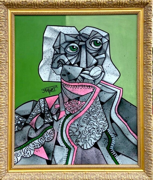 绘画,  21.7x17.7 in 