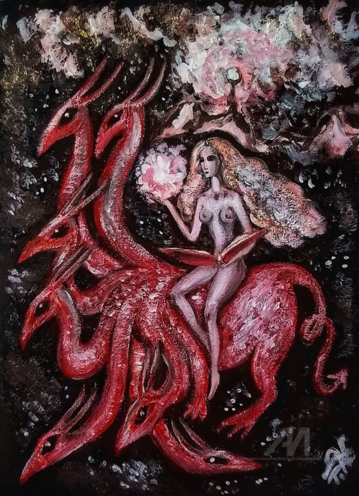 绘画,  13.8x9.8 in 
