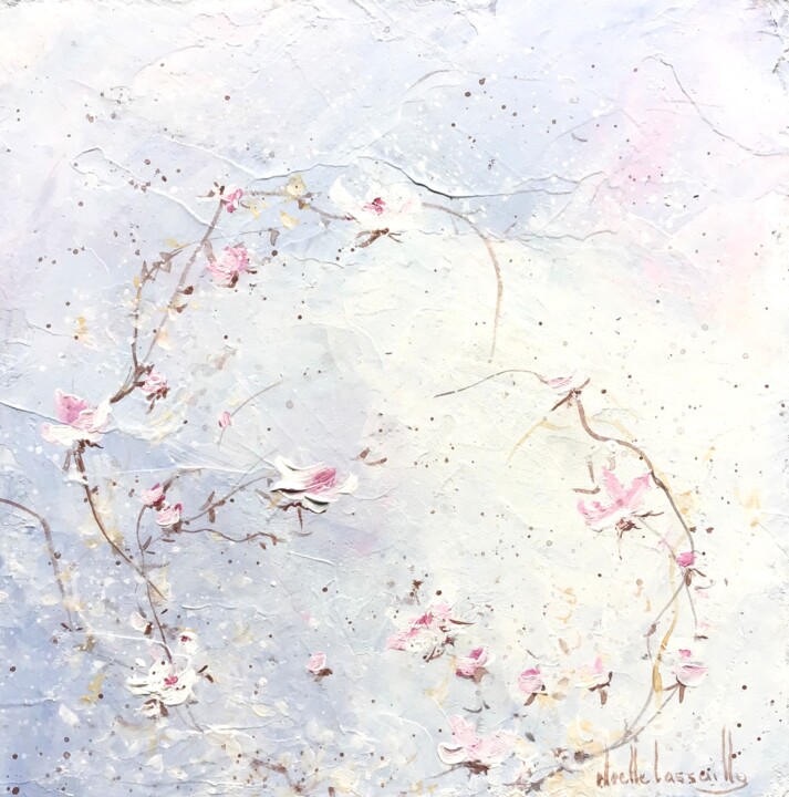 Painting titled "Odèle - 1268" by Noëlle Lassailly, Original Artwork, Acrylic