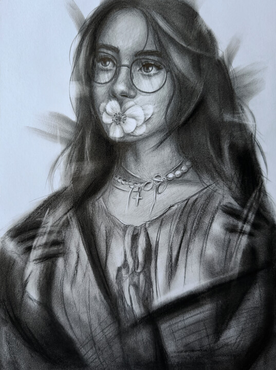 glimmers of hope Drawing 图画, 11.4x8.3 in