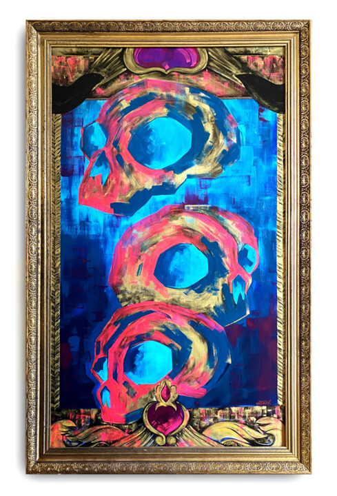 CAVALIERS 绘画, 59.1x36.2 in