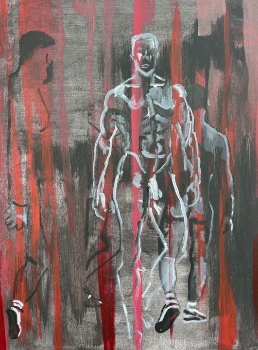 Couloir du temps 绘画, 31.5x23.6 in