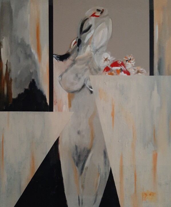 Toilette matinale 绘画, 23.6x19.7 in