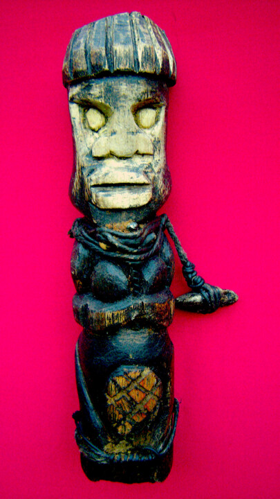 Voodoo # 10 雕塑, 11.8x2.8 in