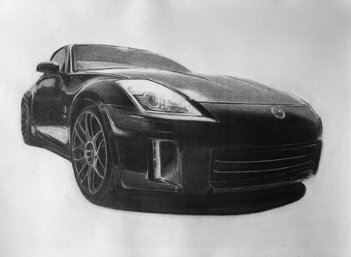 Nissan 350Z 2005, Drawing by Gabriel López Campos | ArtMajeur