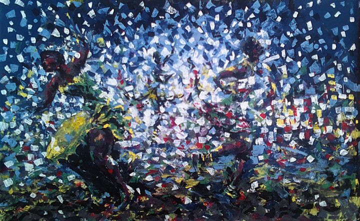 绘画,  27.6x43.3 in 