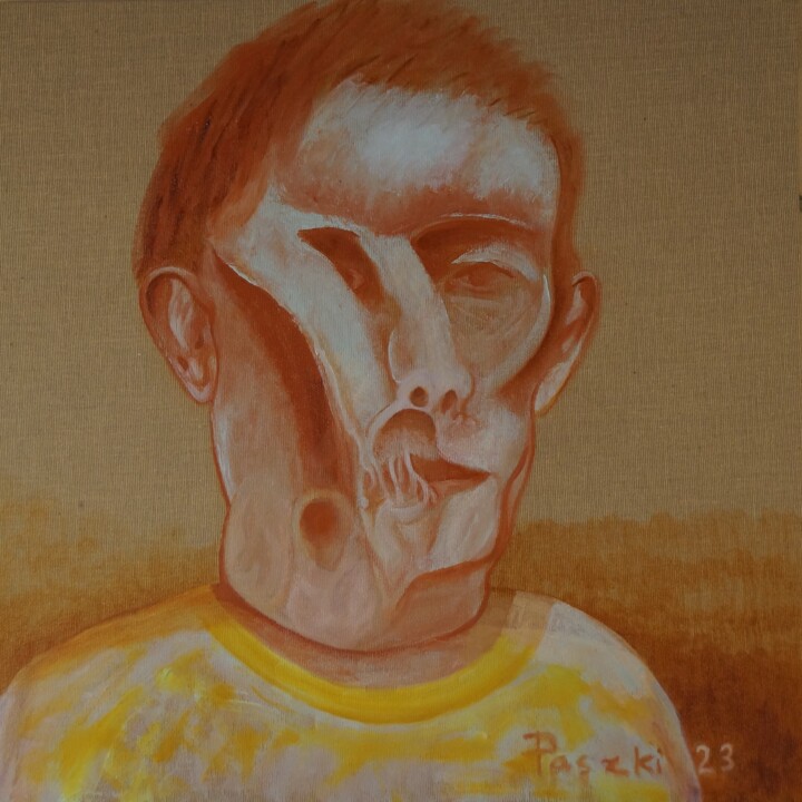 Peinture intitulée "Peter - 2" par Pierre Paszkowski, Œuvre d'art originale, Huile
