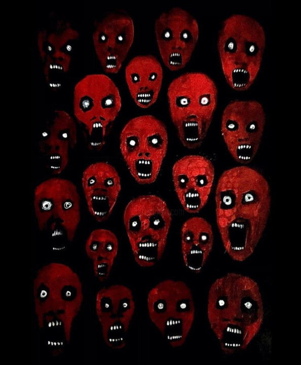 Voices #2 绘画, 31.5x19.7 in