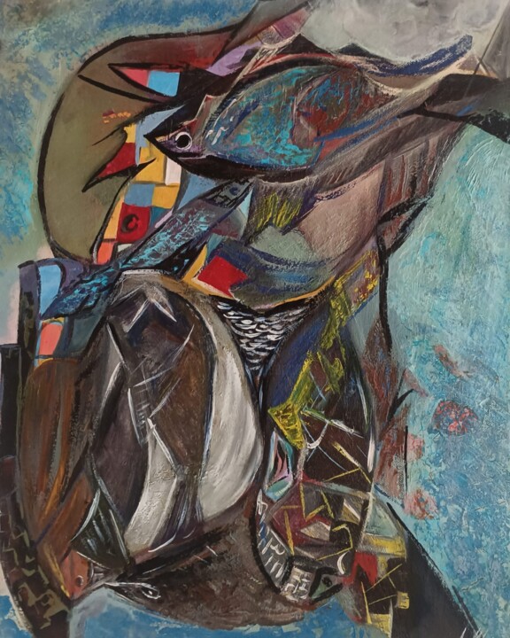 Цикъл на движението 绘画, 19.7x15.8 in