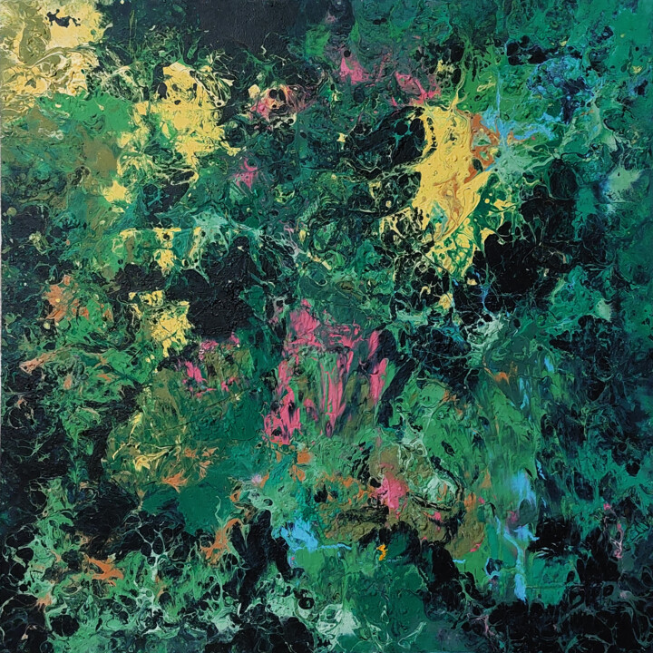 Brain moss 绘画, 23.6x23.6 in