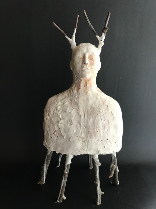 Cernunnos 雕塑, 15.2x7.9 in