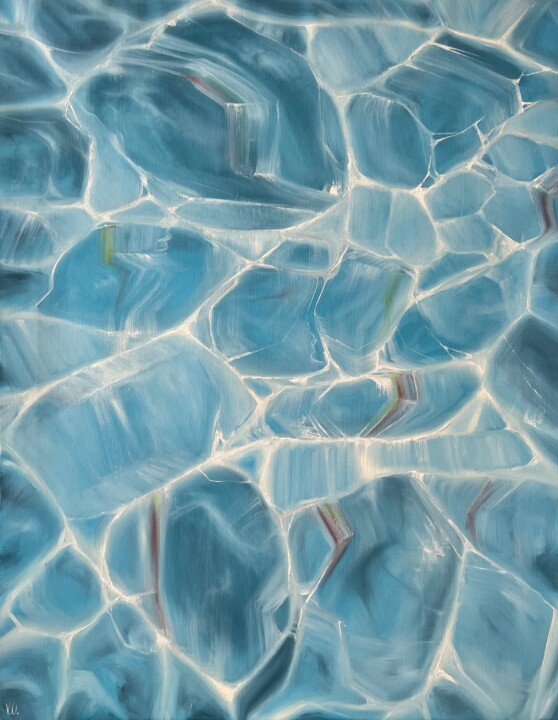 Pintura titulada "Clarity" por Valeria Ocean, Obra de arte original, Oleo Montado en Bastidor de camilla de madera