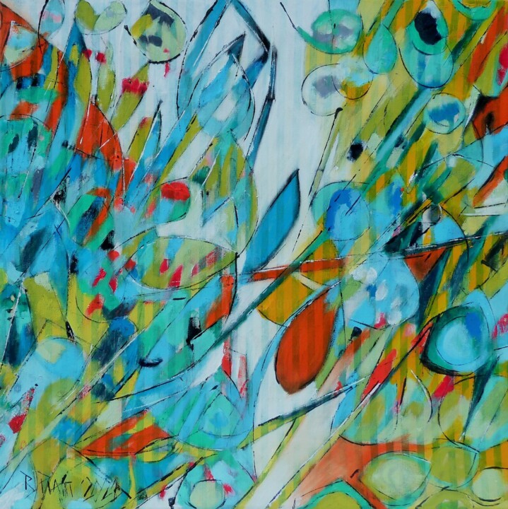 绘画,  19.7x19.7 in 