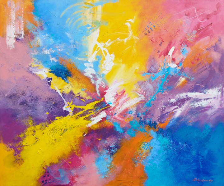 Sounding-2 绘画, 39.4x47.2 in