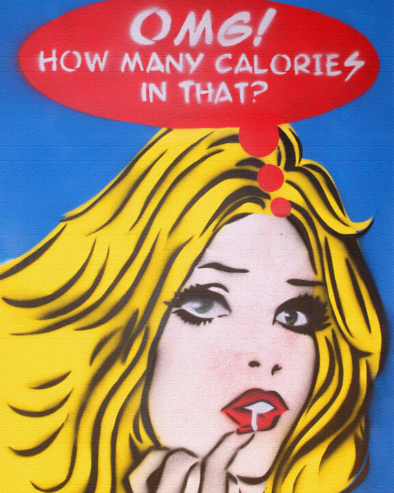 Calories 绘画, 29.9x24 in