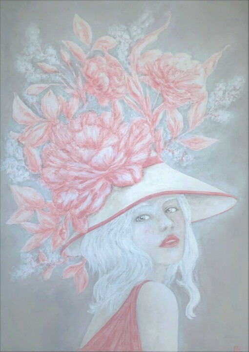 Gogo Chapeau 2 绘画, 27.6x19.7 in